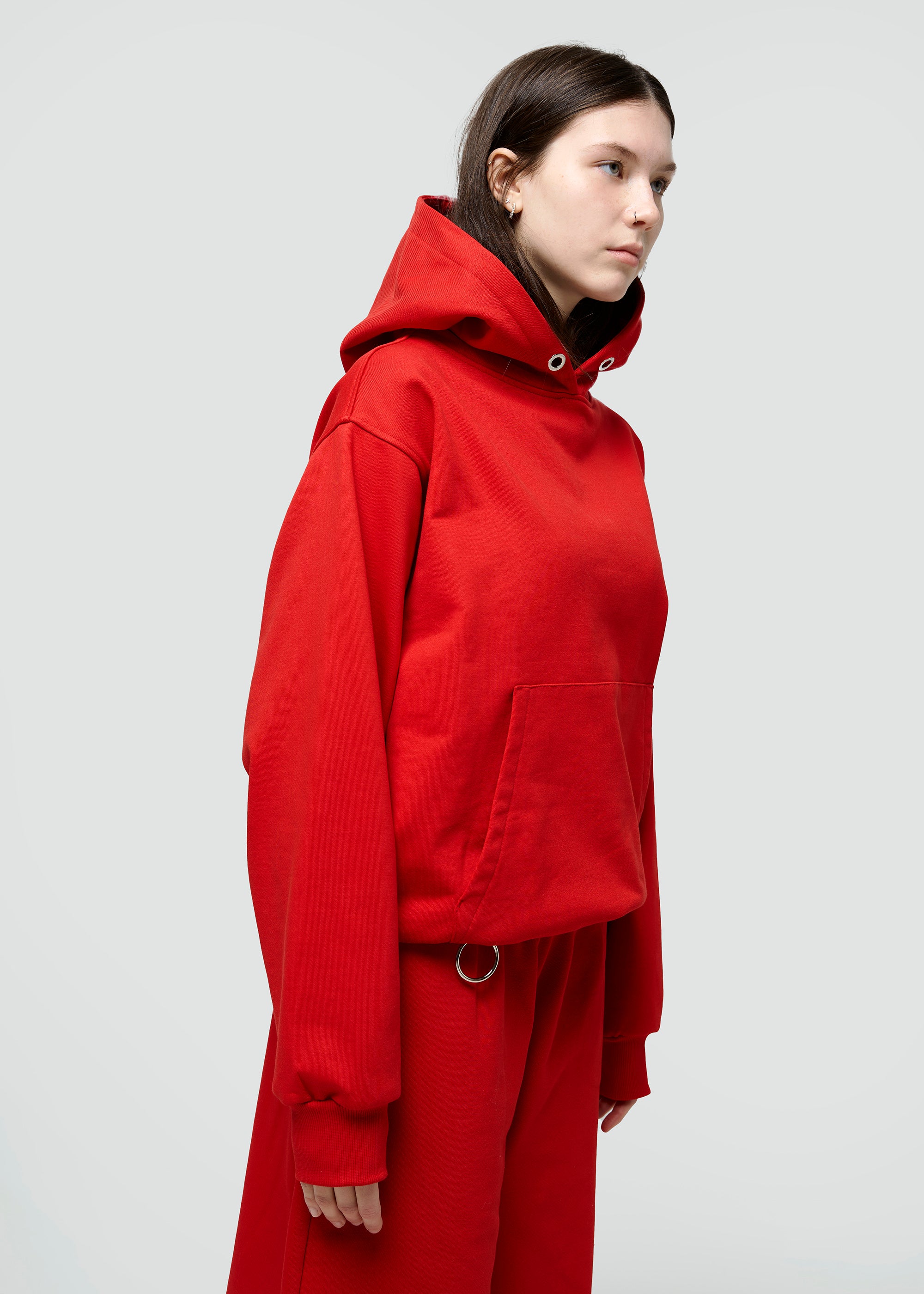 BASIC red hoodie