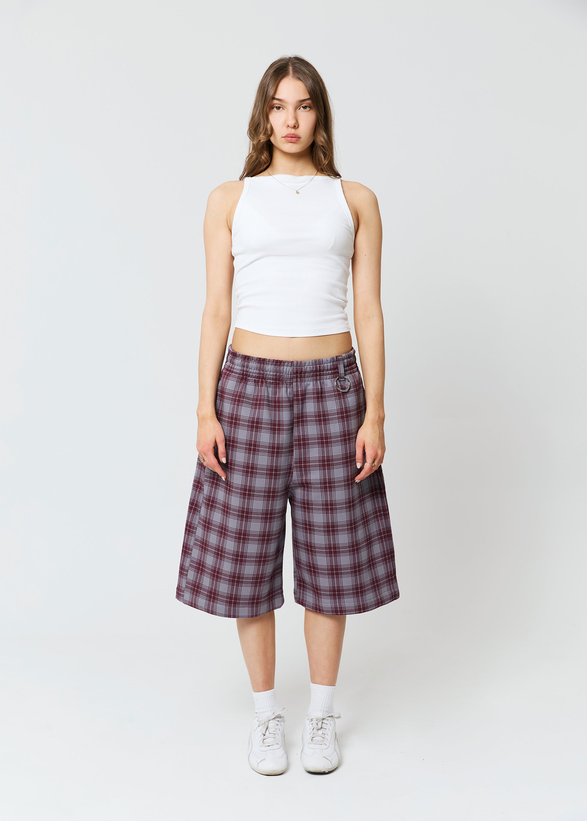 BUBBLE tartan shorts
