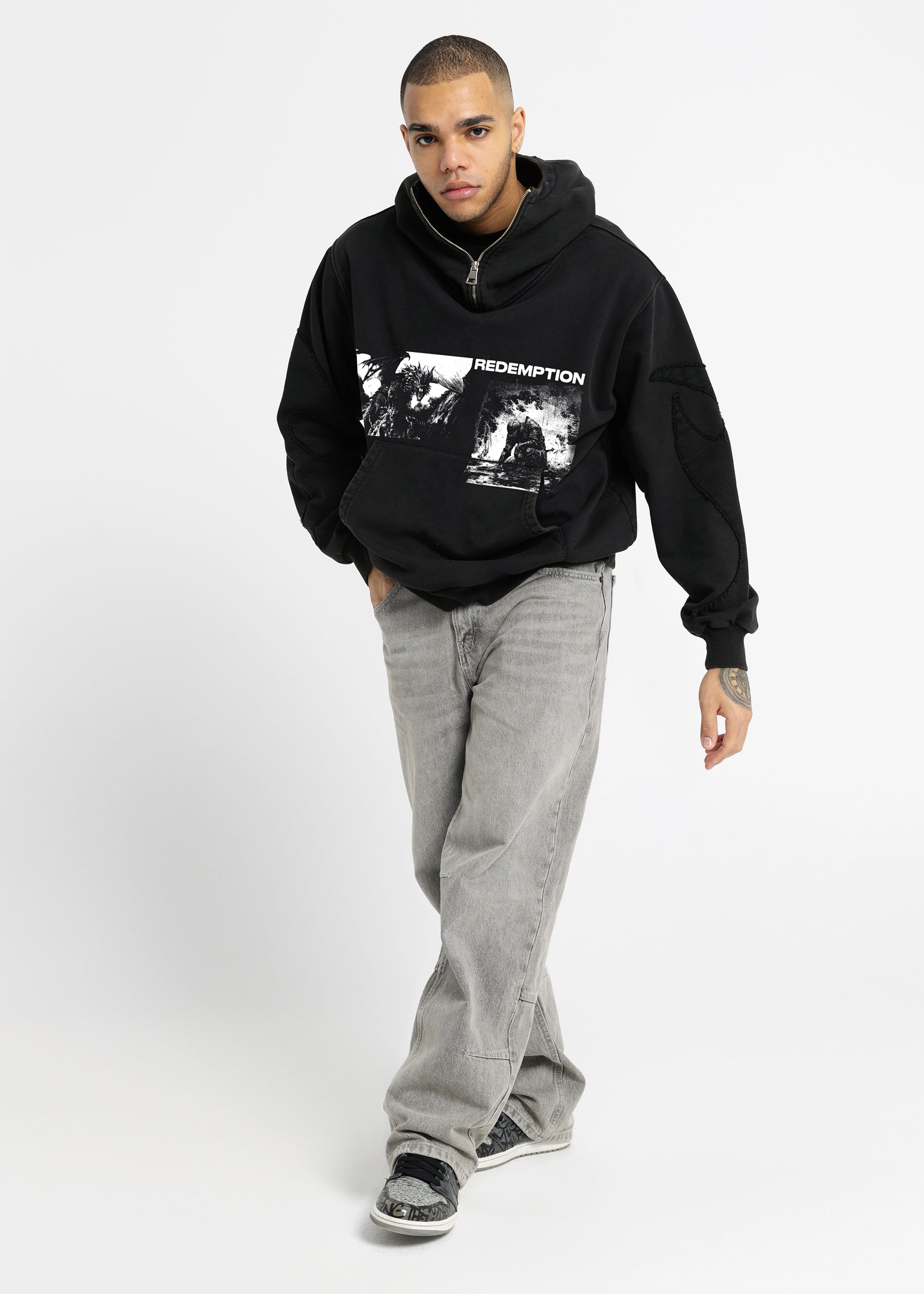 REDEMPTION washed hoodie