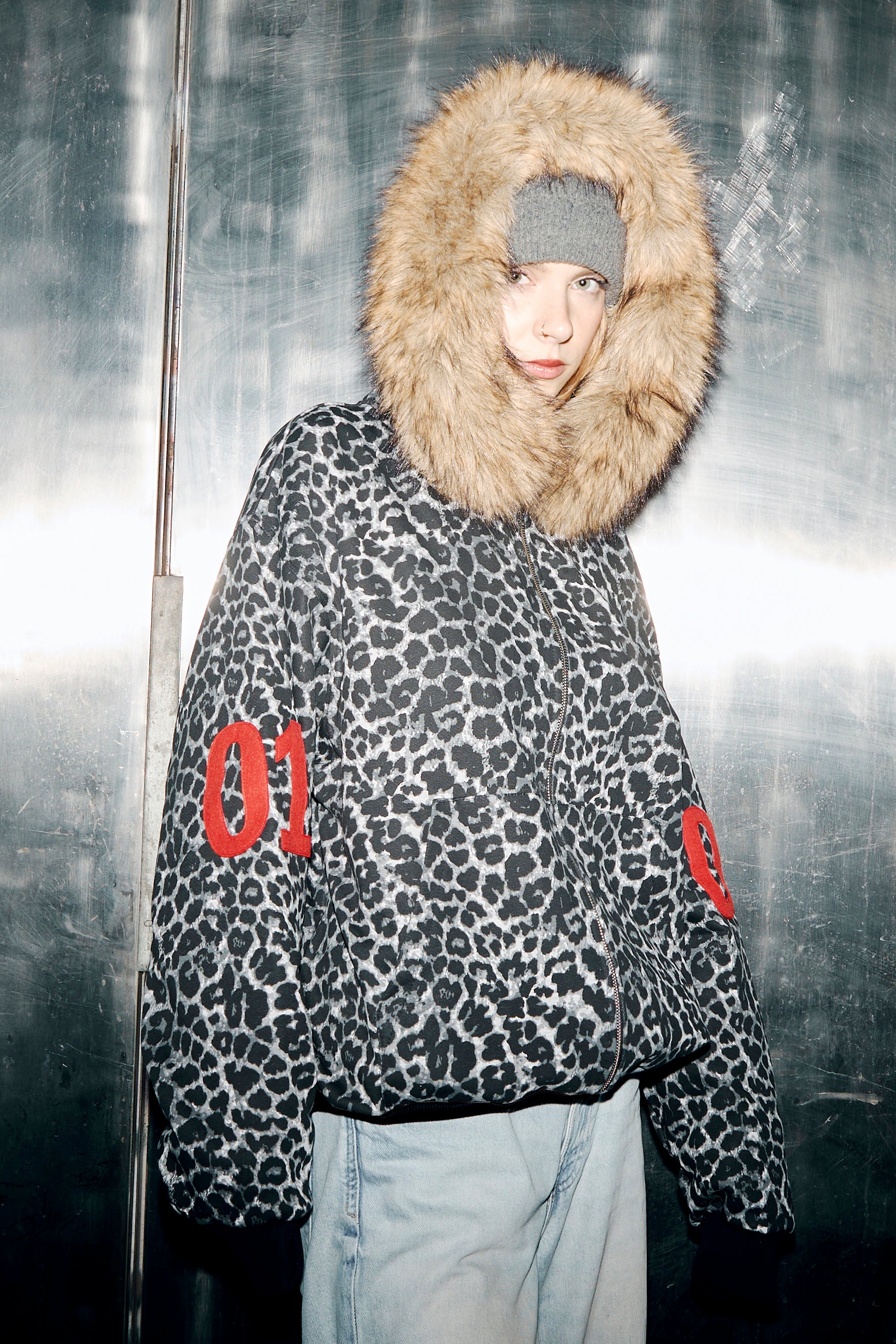 SNOW KITTEN zipped hoodie PRE-ORDER