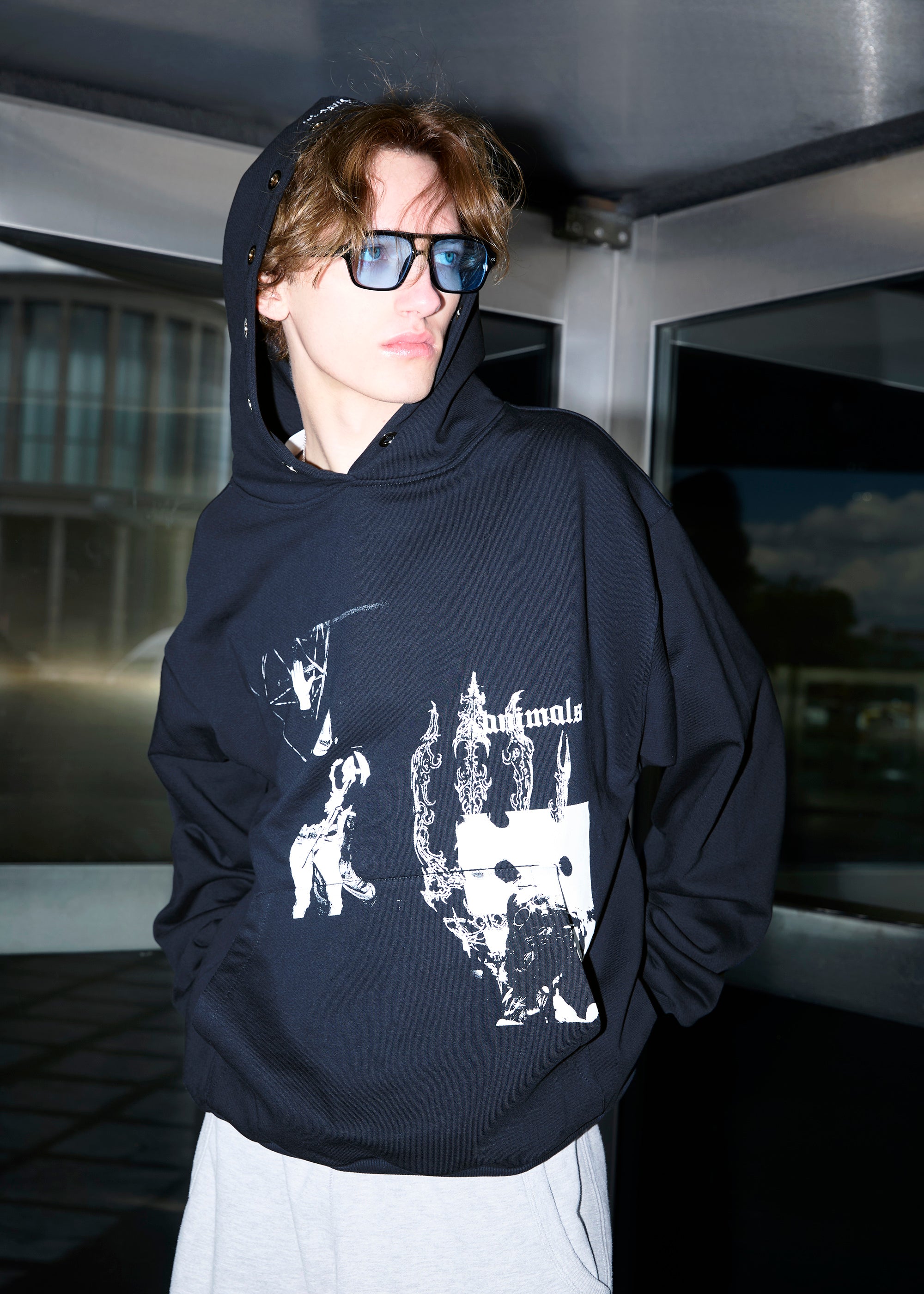 MASK black hoodie