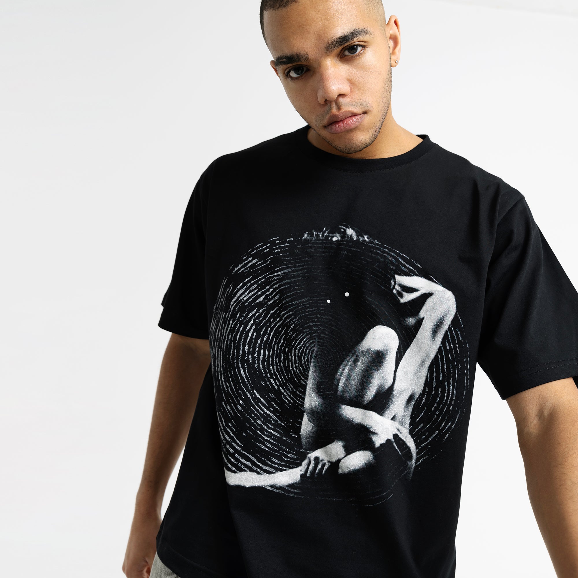 SPIRAL black t-shirt