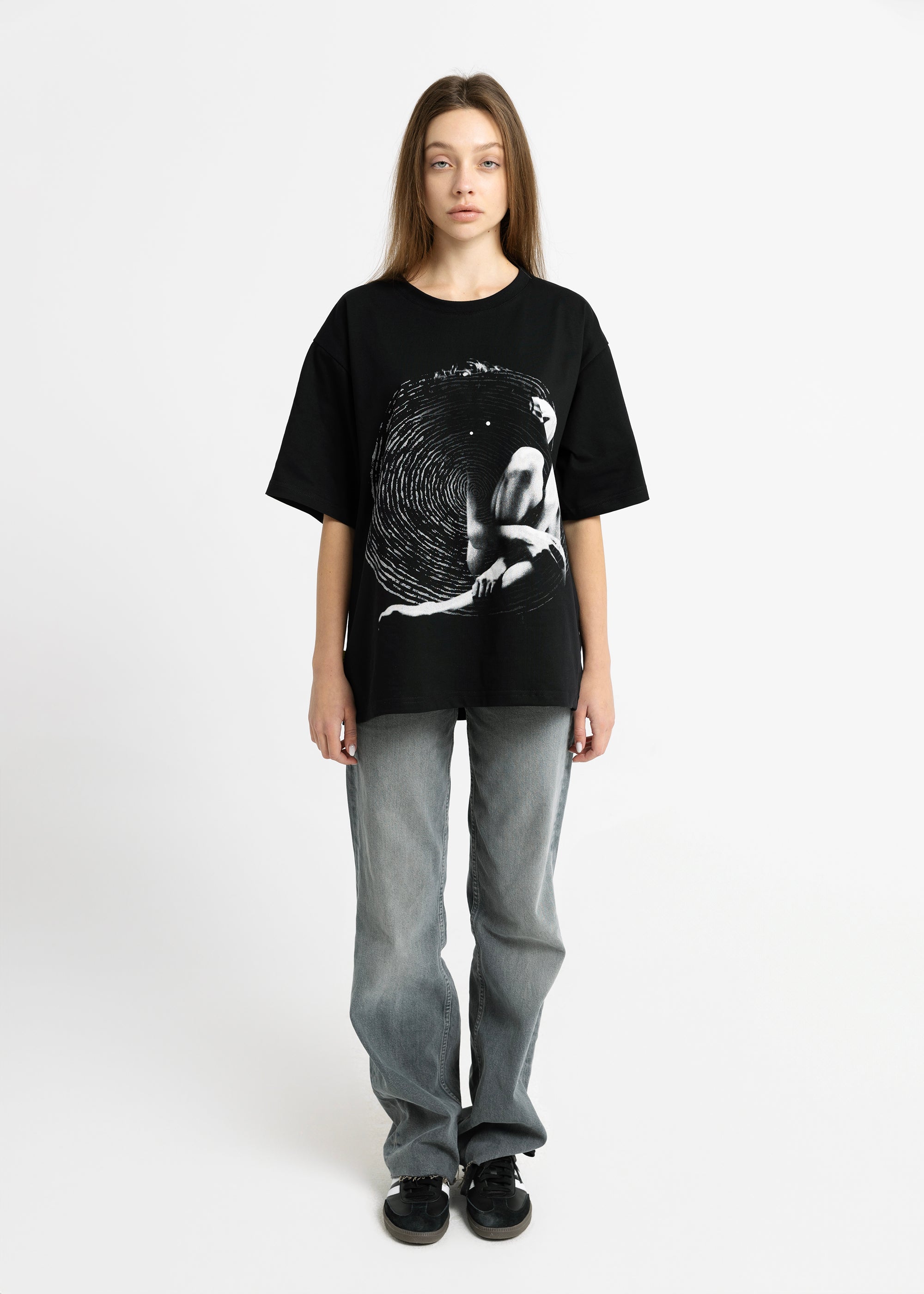 SPIRAL black t-shirt